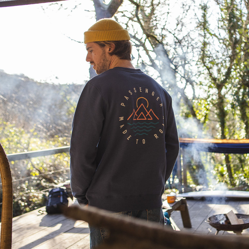 Passenger Escapism Recycled Sweatshirt Dark Denim