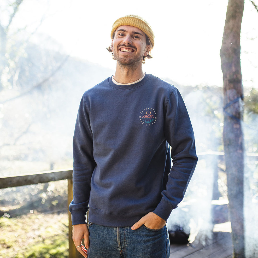 Passenger Escapism Recycled Sweatshirt Dark Denim