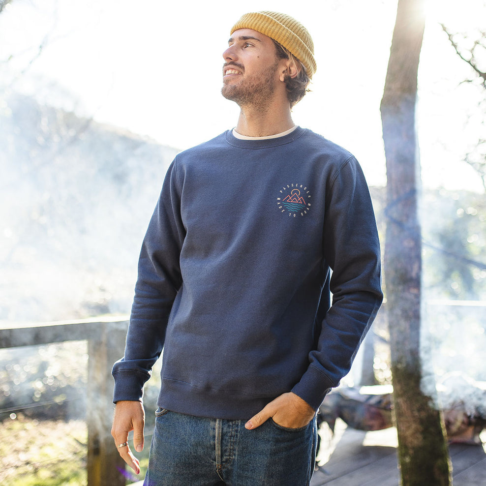 Passenger Escapism Recycled Sweatshirt Dark Denim
