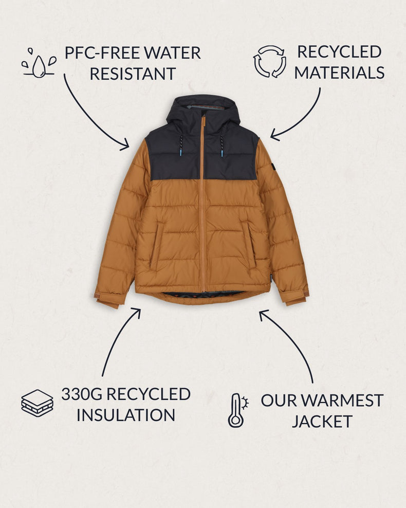 Passenger Manitoba Recycled Jacket Coconut