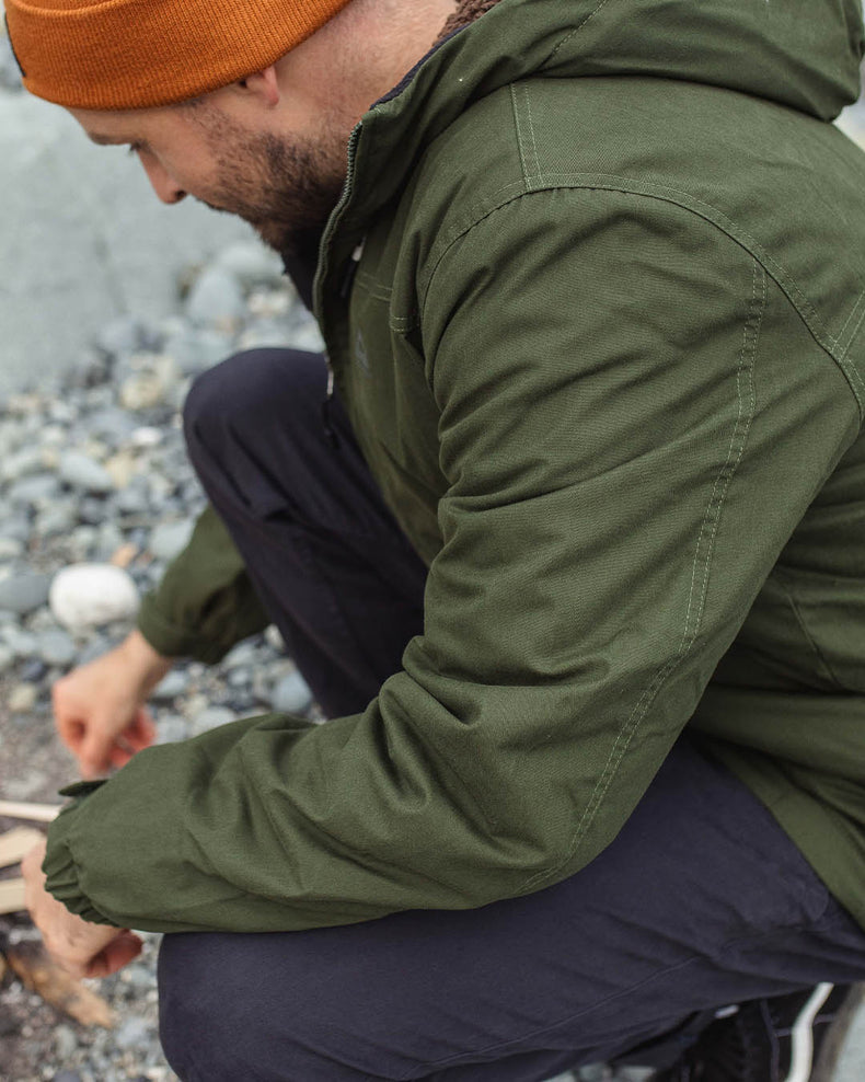 Passenger Discover Recycled Sherpa Lined Jacket Fir Tree