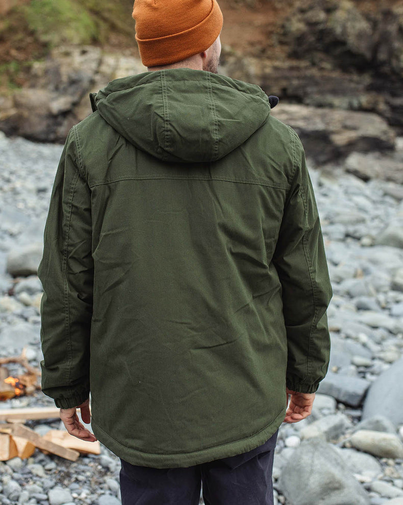 Passenger Discover Recycled Sherpa Lined Jacket Fir Tree