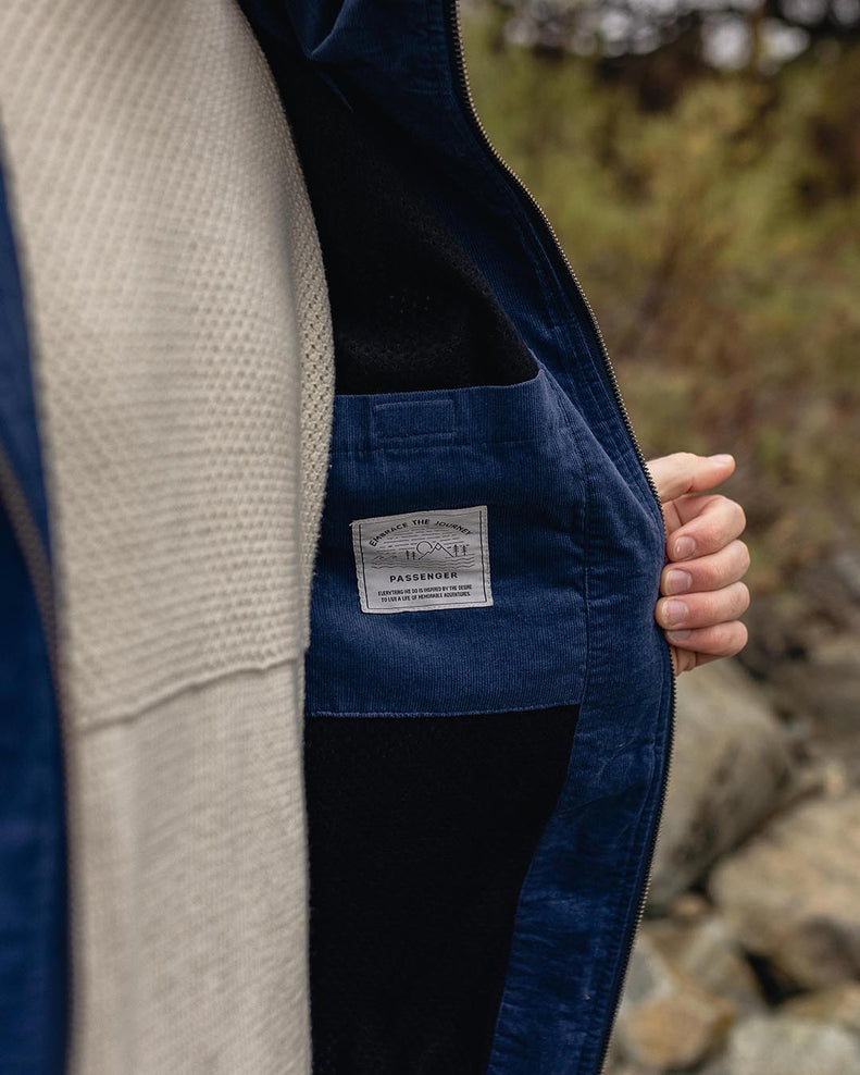 Passenger Horizon Cord Jacket Dark Denim