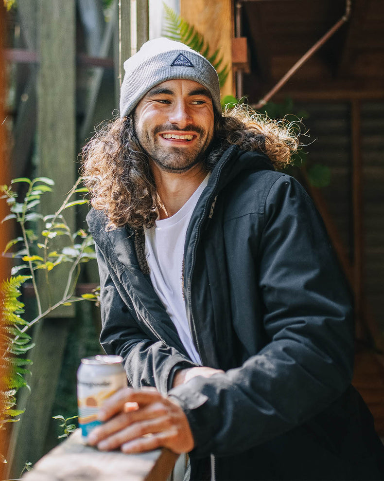 Passenger Discover Recycled Sherpa Lined Jacket Black