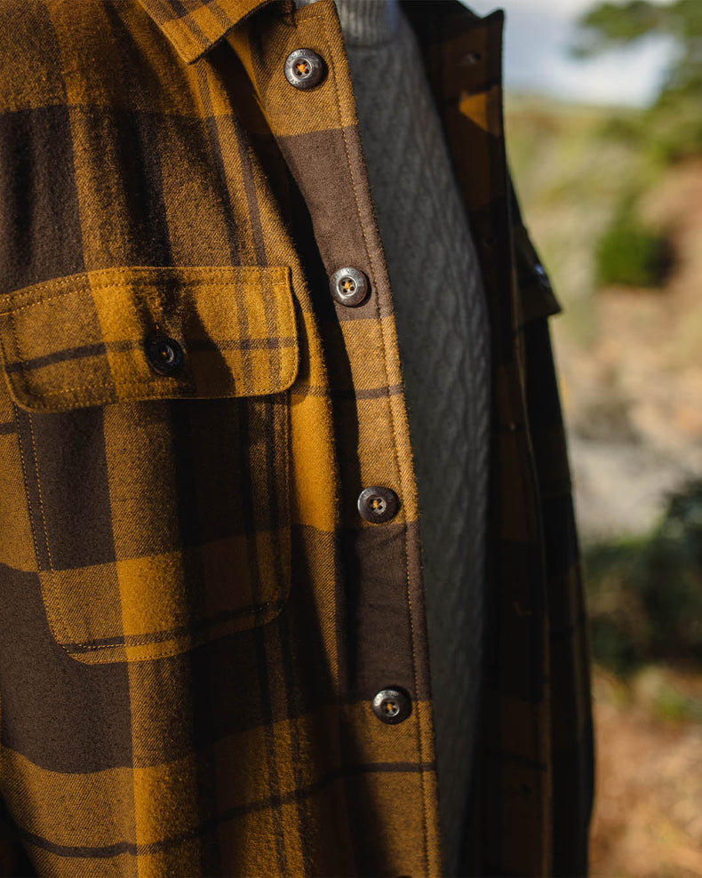 Passenger Freestyle Sherpa Lined Overshirt Tapenade