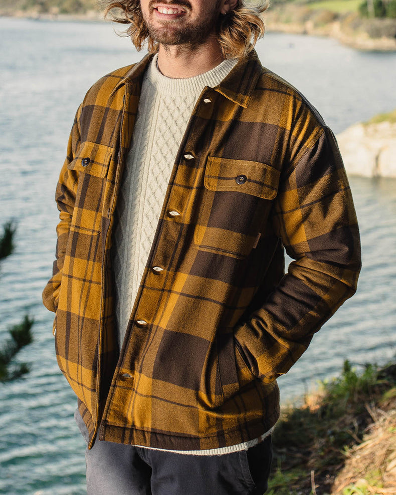 Passenger Freestyle Sherpa Lined Overshirt Tapenade