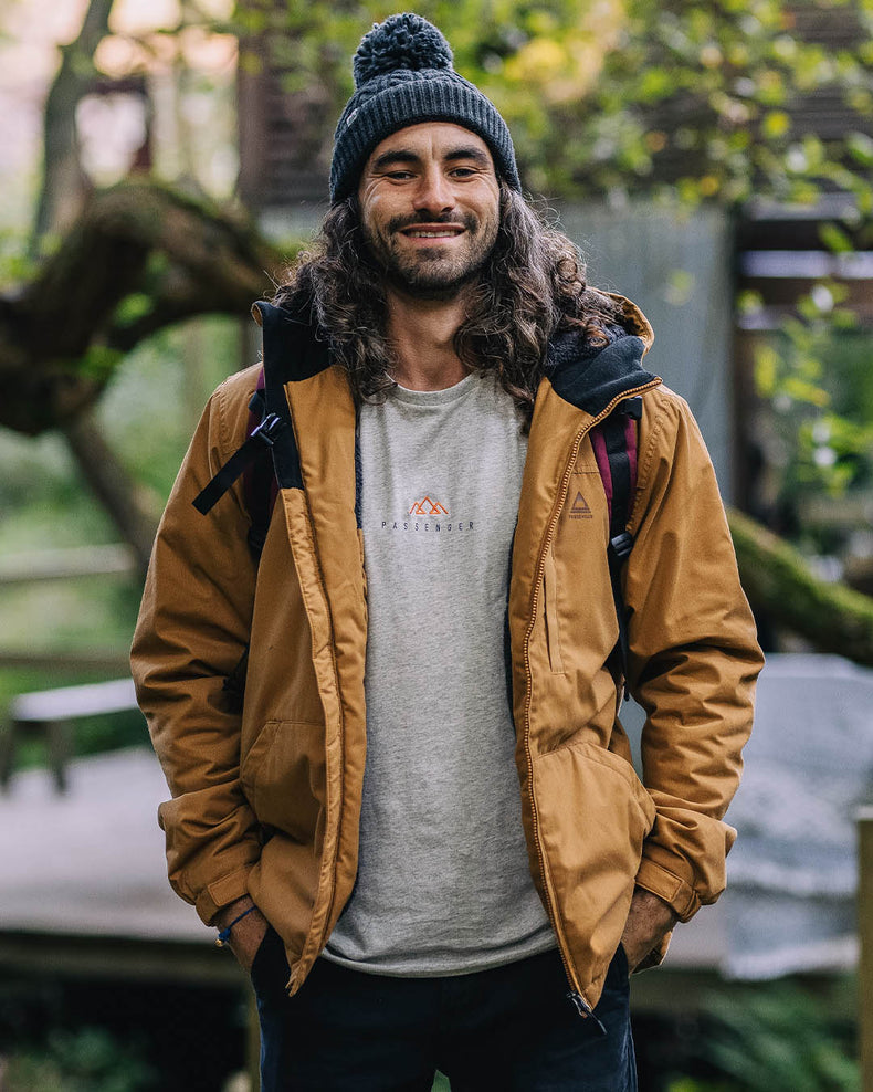 Passenger Discover Recycled Sherpa Lined Jacket Coconut