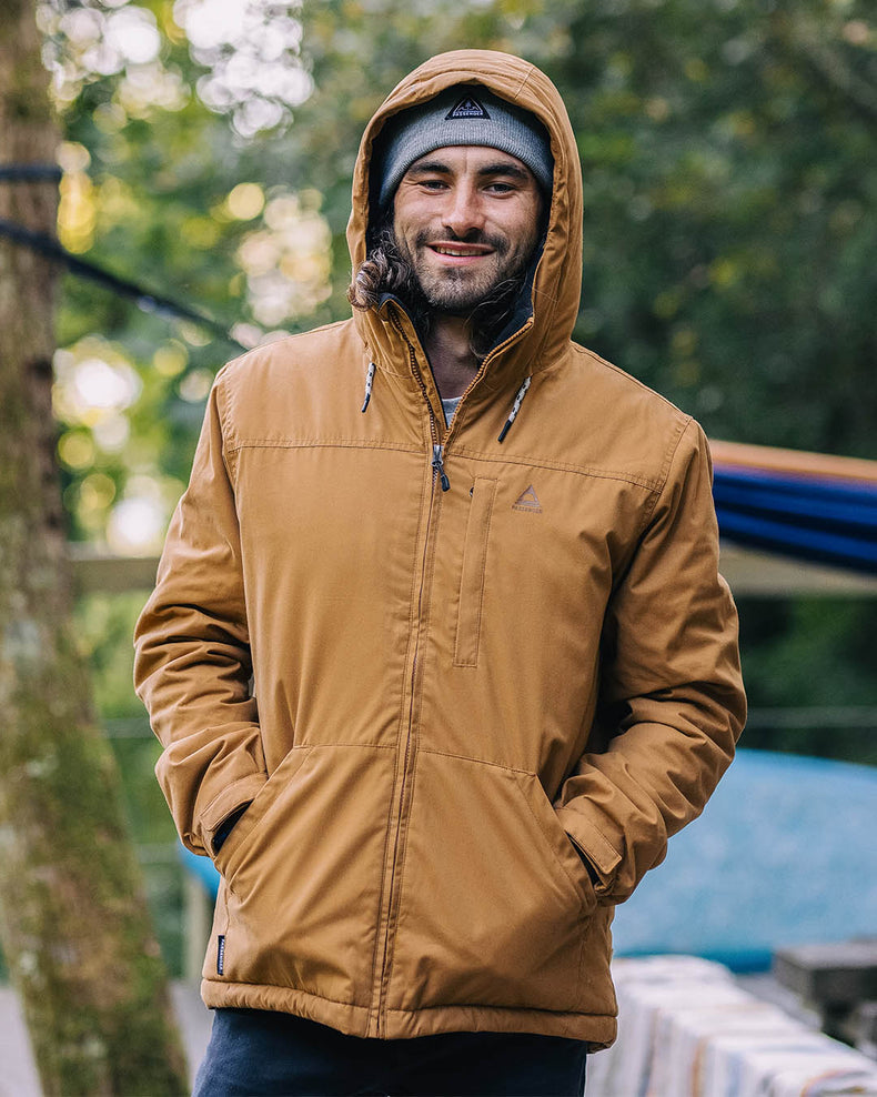 Passenger Discover Recycled Sherpa Lined Jacket Coconut