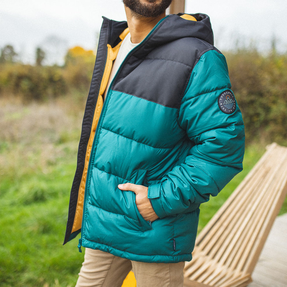 Passenger Manitoba Recycled Jacket Storm Green/Black