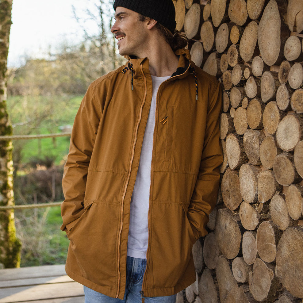 Passenger Trip Recycled Lightweight Anorak Rubber