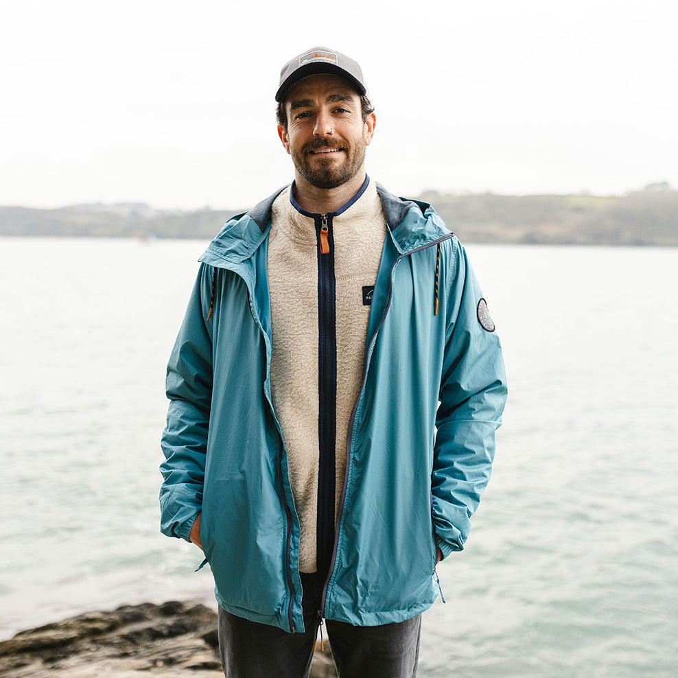 Passenger's Umnak Recycled Anorak Larkspur Blue