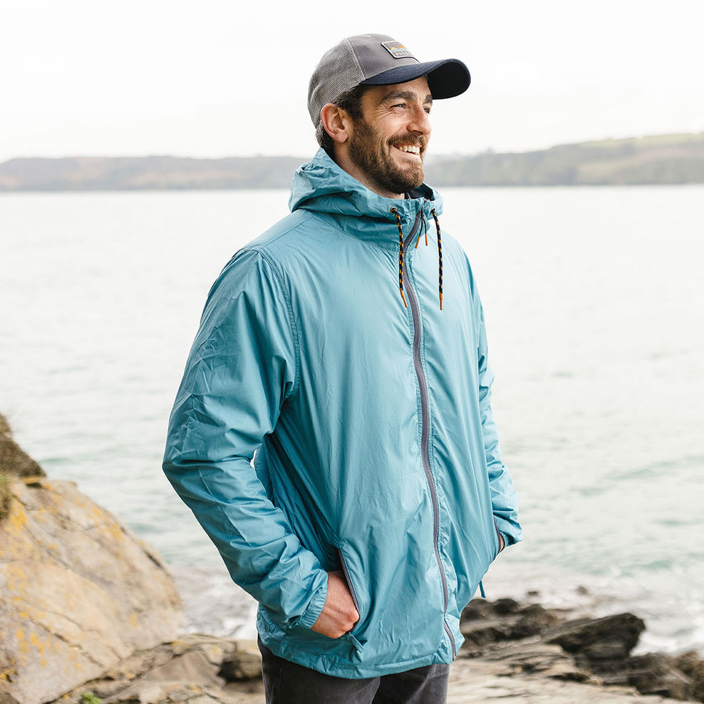 Passenger's Umnak Recycled Anorak Larkspur Blue