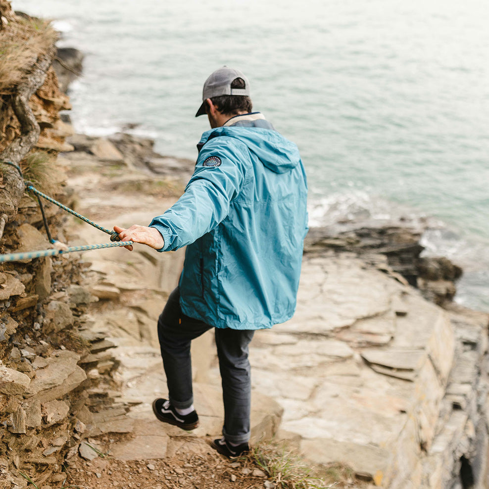 Passenger's Umnak Recycled Anorak Larkspur Blue