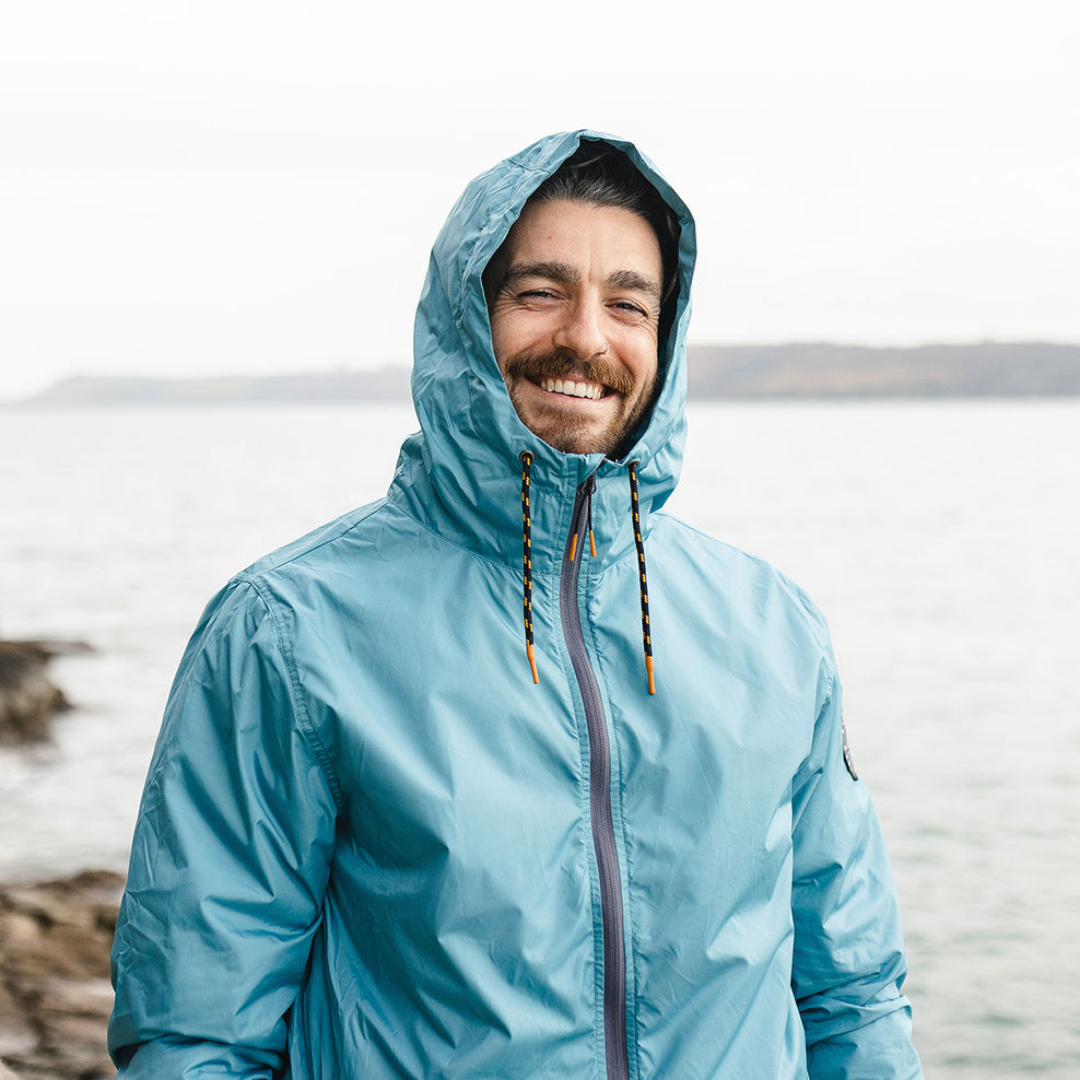 Passenger's Umnak Recycled Anorak Larkspur Blue