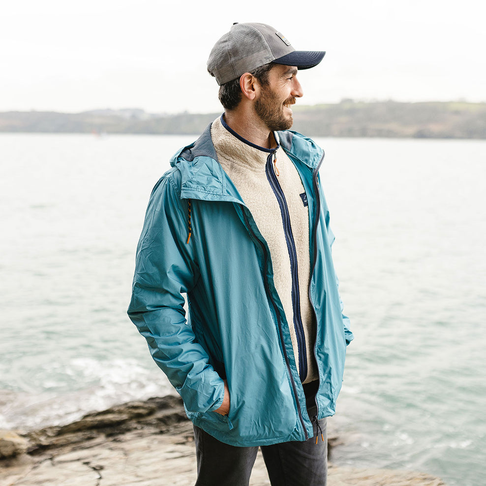 Passenger's Umnak Recycled Anorak Larkspur Blue