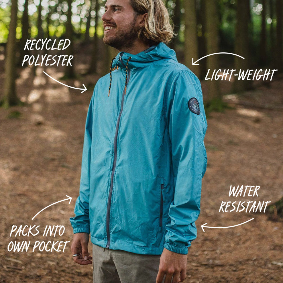 Passenger's Umnak Recycled Anorak Larkspur Blue