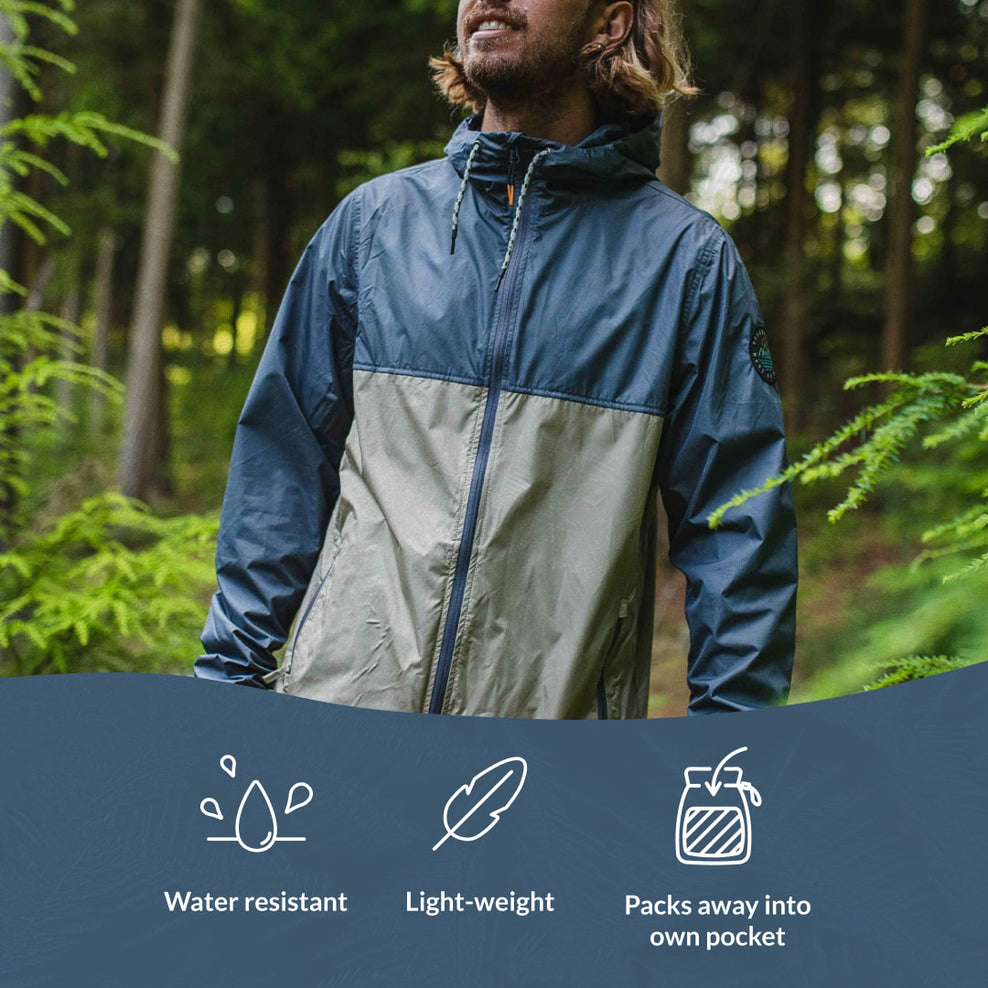 Passenger's Umnak Recycled Anorak Turbulence Grey