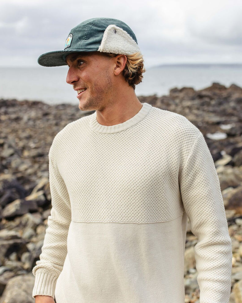 Passenger Swell Knitted Jumper Off White