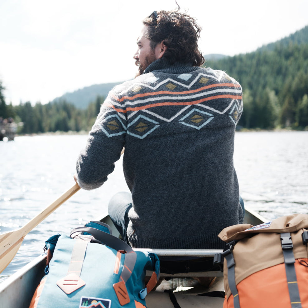 Passenger Ember Knitted Jumper Faded Black