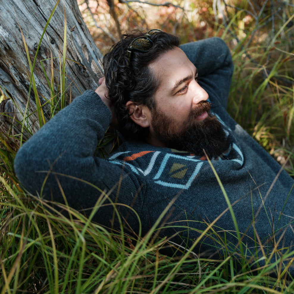 Passenger Ember Knitted Jumper Faded Black