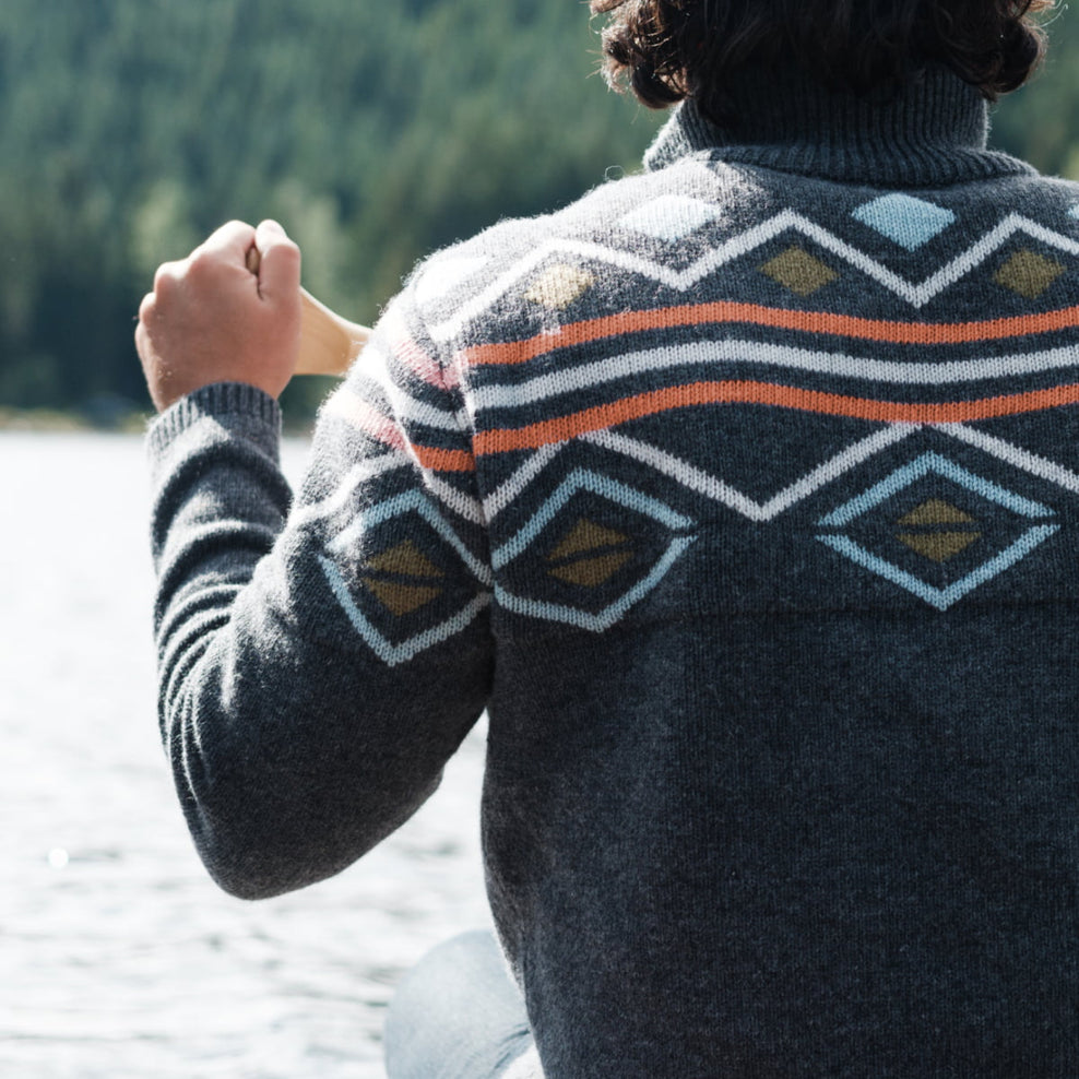 Passenger Ember Knitted Jumper Faded Black