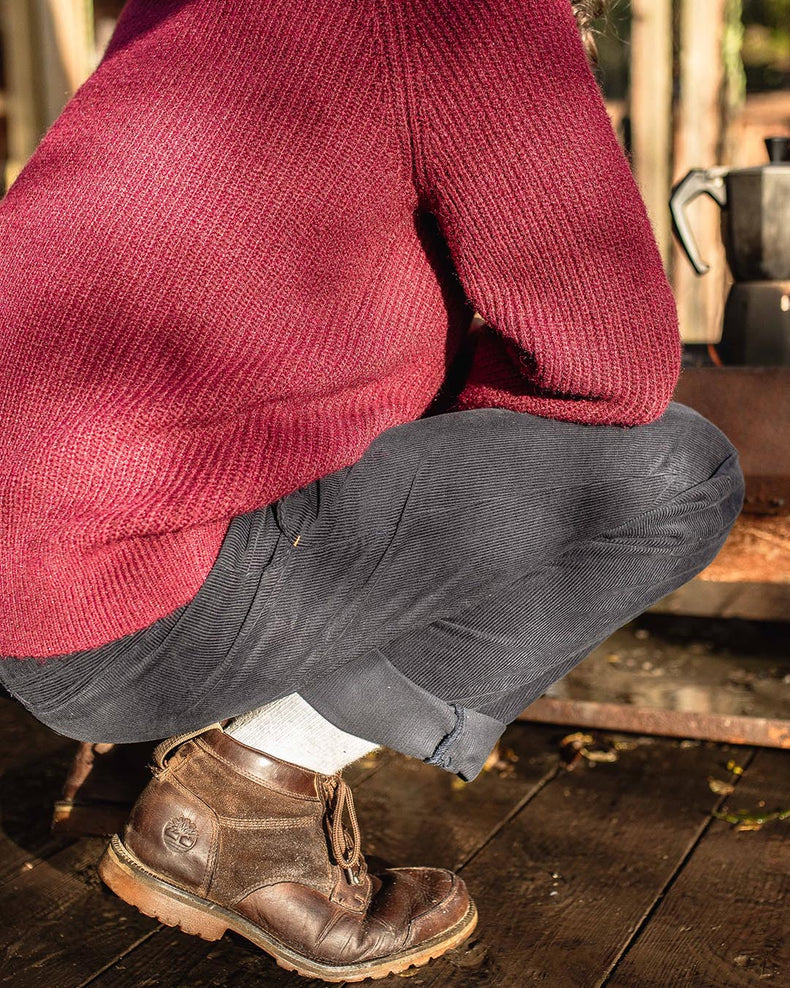 Passenger Offshore Recycled Knitted Jumper Wine