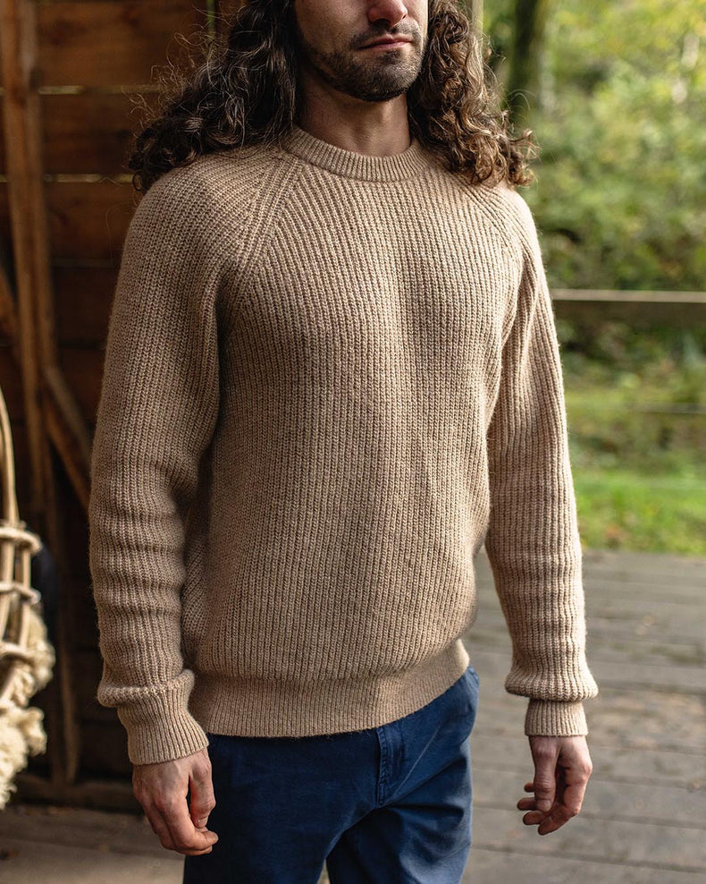 Passenger Offshore Recycled Knitted Jumper Sand