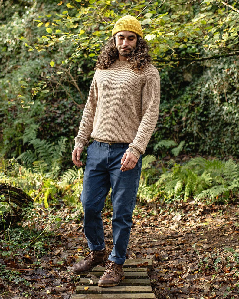 Passenger Offshore Recycled Knitted Jumper Sand