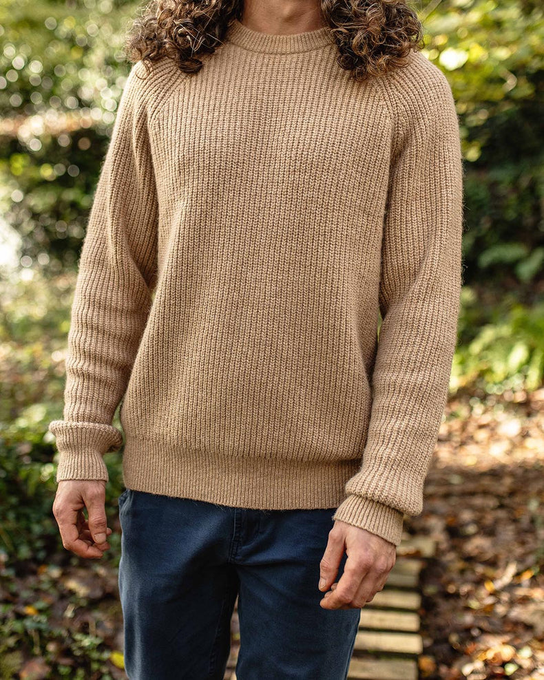 Passenger Offshore Recycled Knitted Jumper Sand