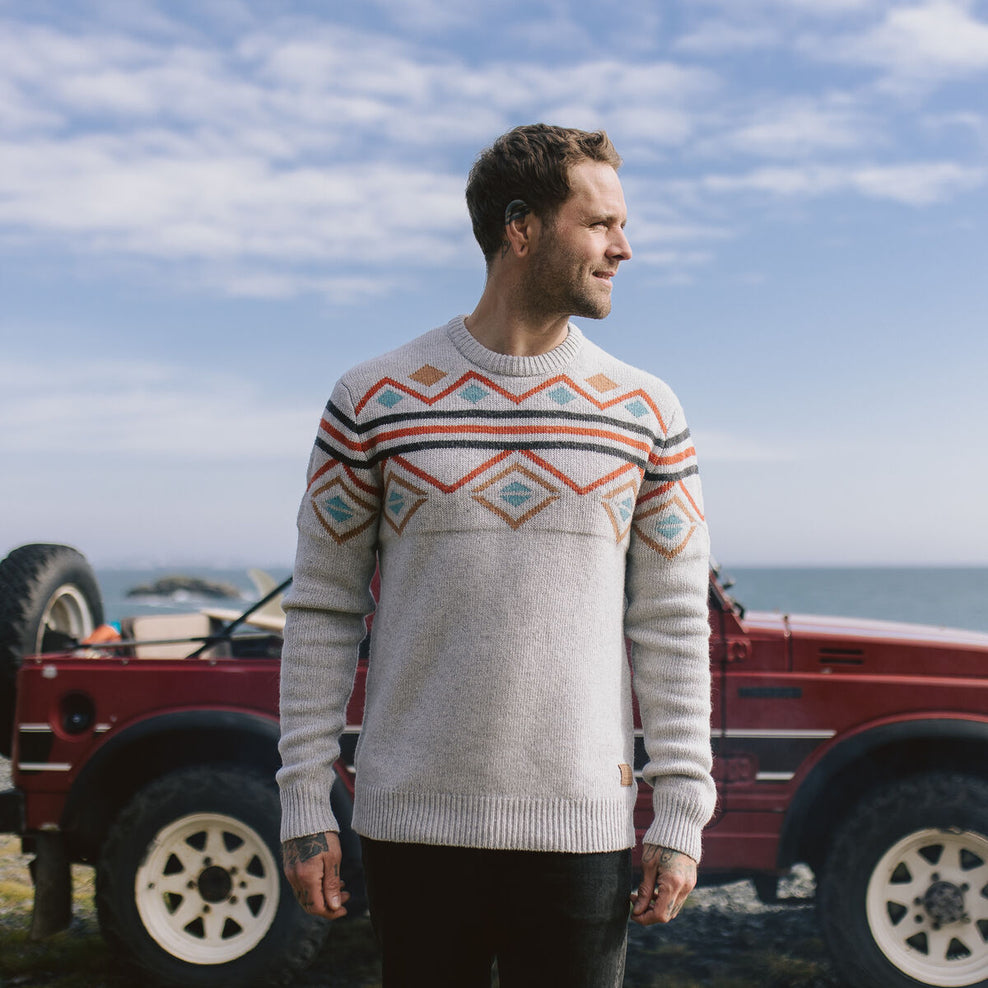 Passenger Fireside Knitted Jumper Birch