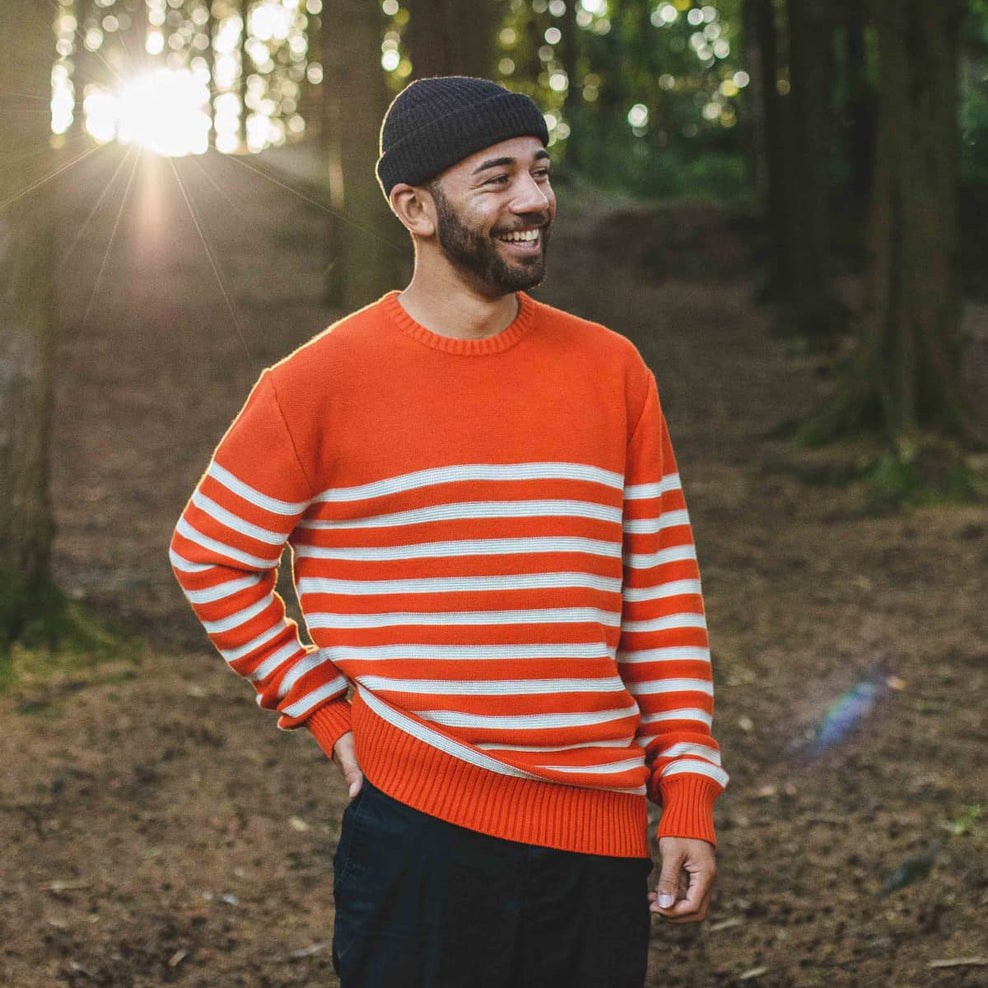 Passenger Aspen Knitted Jumper Picante Orange