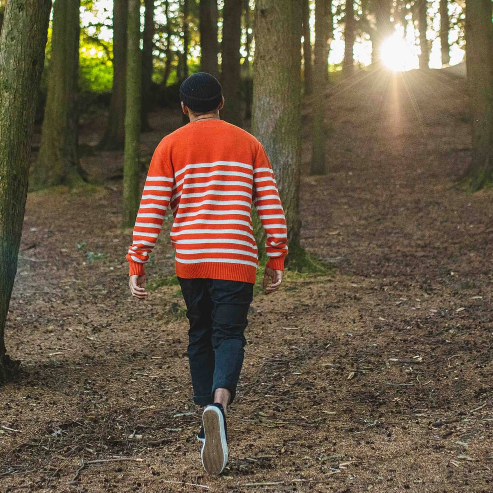 Passenger Aspen Knitted Jumper Picante Orange