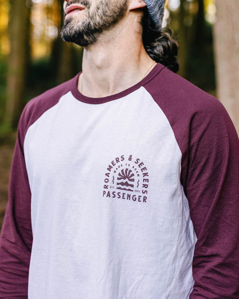 Passenger Evenfall Recycled Cotton Ls T-Shirt Wine