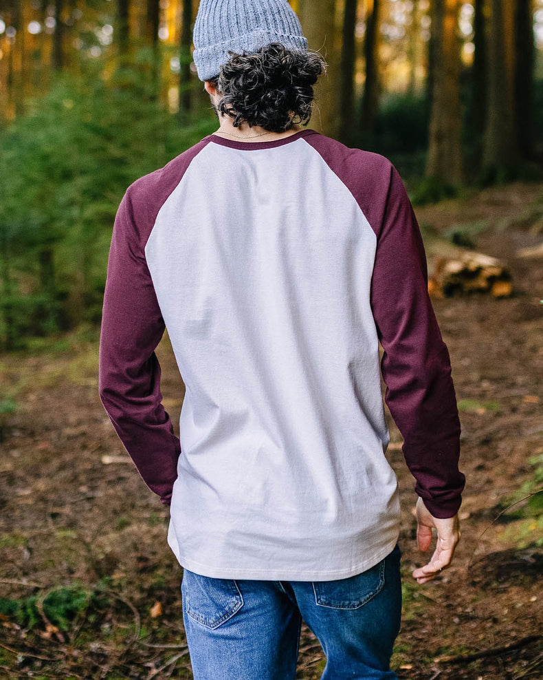 Passenger Evenfall Recycled Cotton Ls T-Shirt Wine