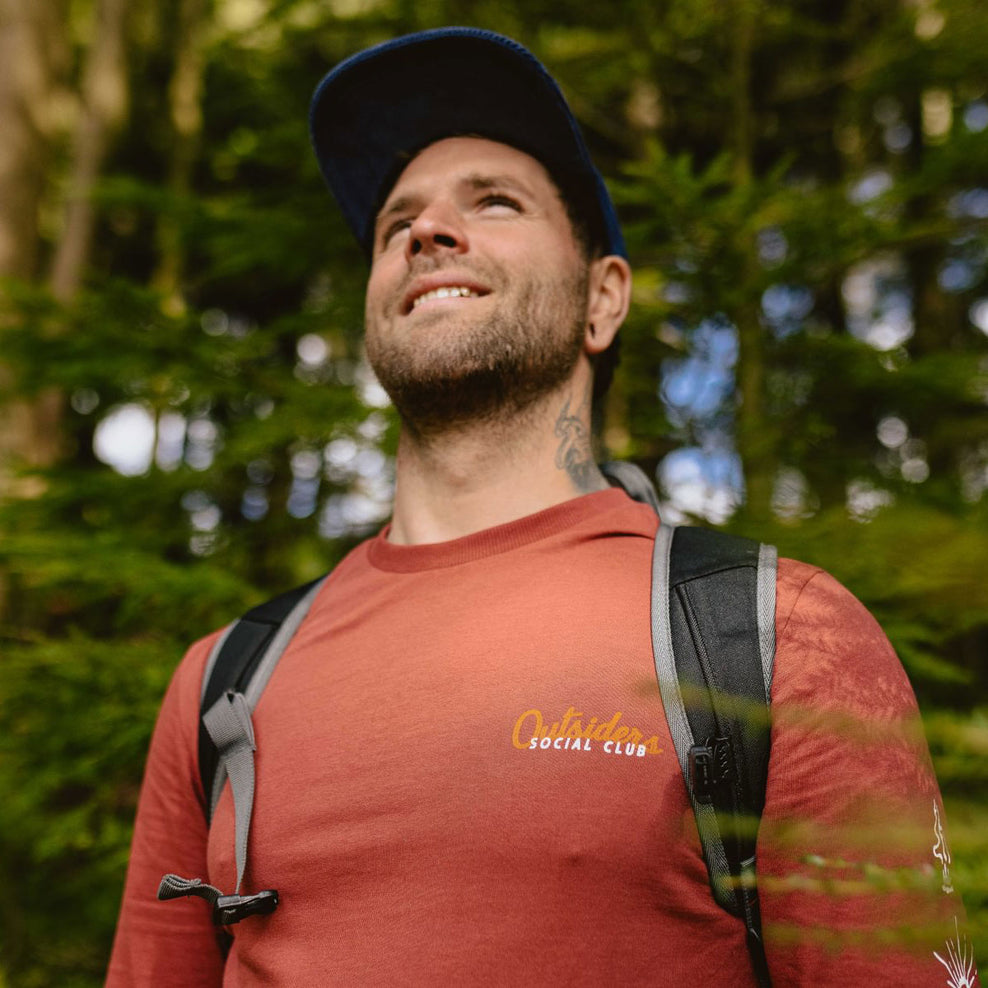 Passenger Osc Recycled Cotton Ls T-Shirt Russet