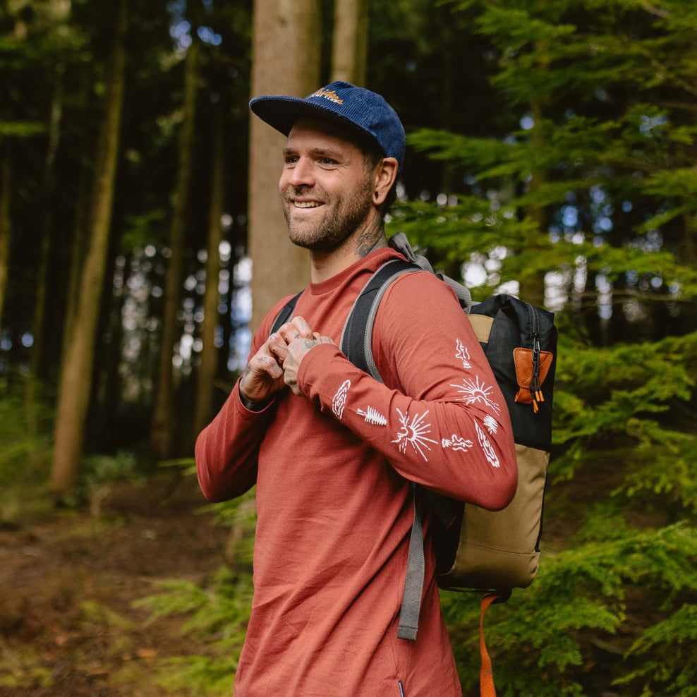 Passenger Osc Recycled Cotton Ls T-Shirt Russet