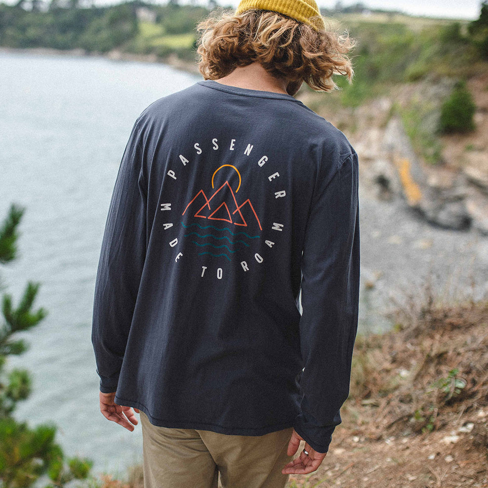 Passenger Escapism Recycled Ls T-Shirt Faded Black