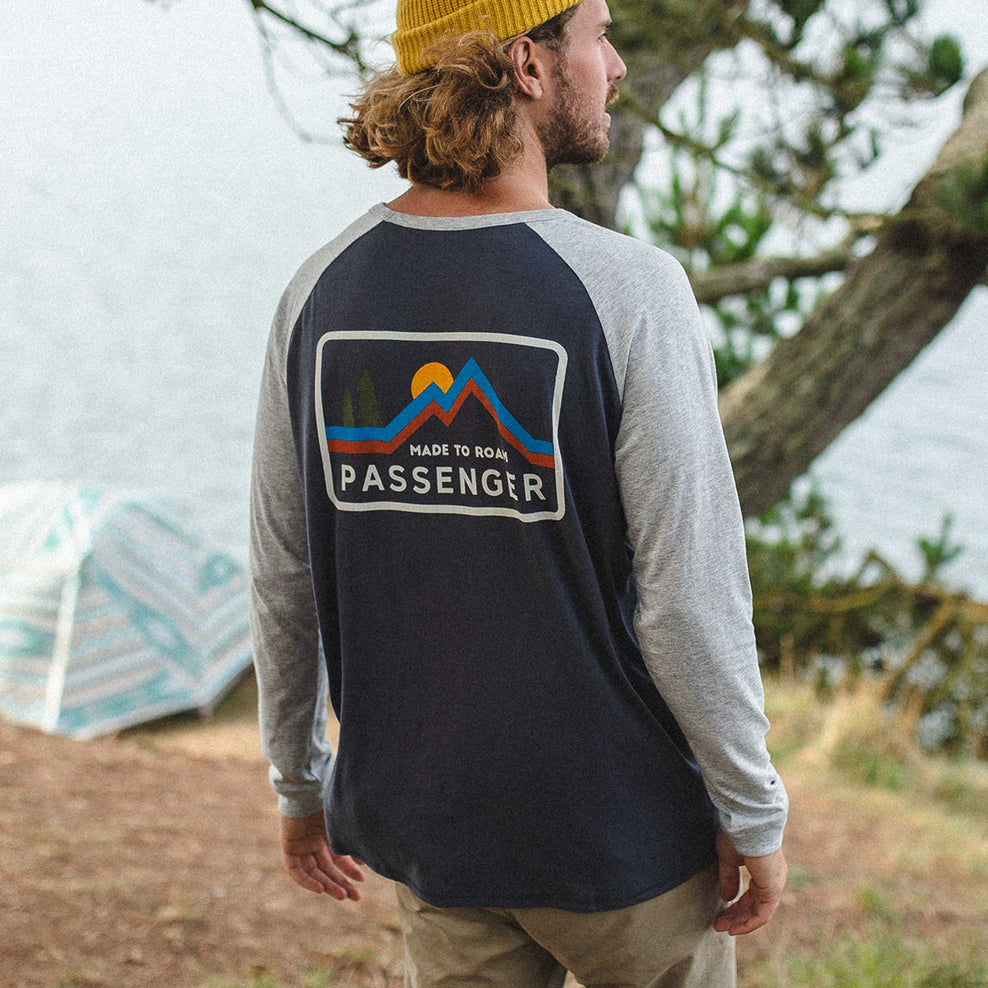 Passenger Made To Roam Recycled Ls T-Shirt Faded Black