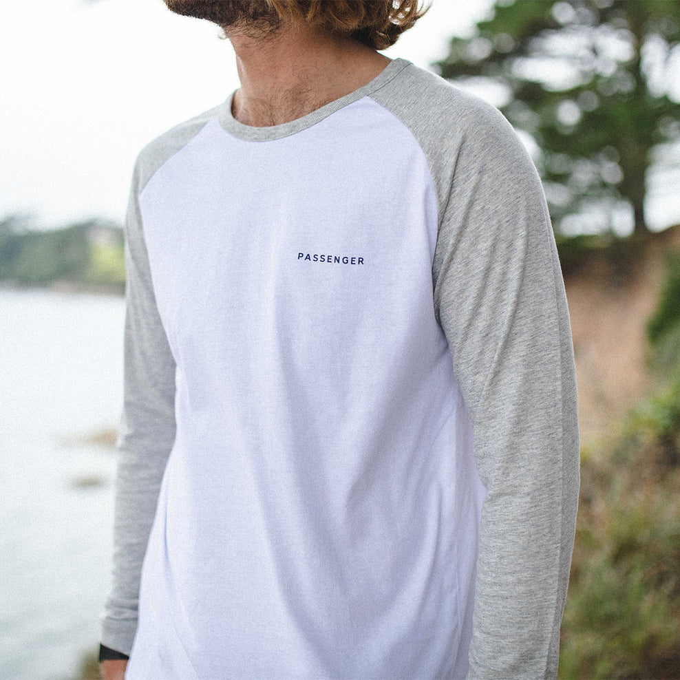 Passenger Made To Roam Recycled Ls T-Shirt White