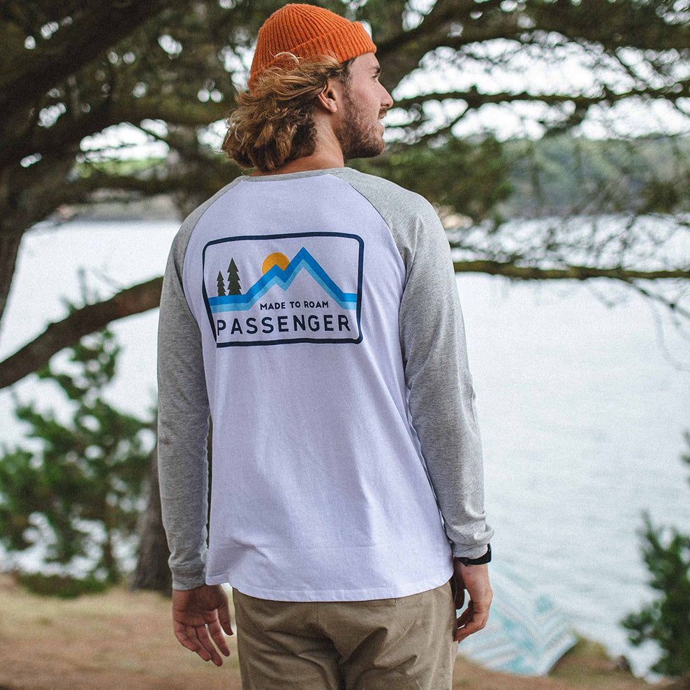 Passenger Made To Roam Recycled Ls T-Shirt White