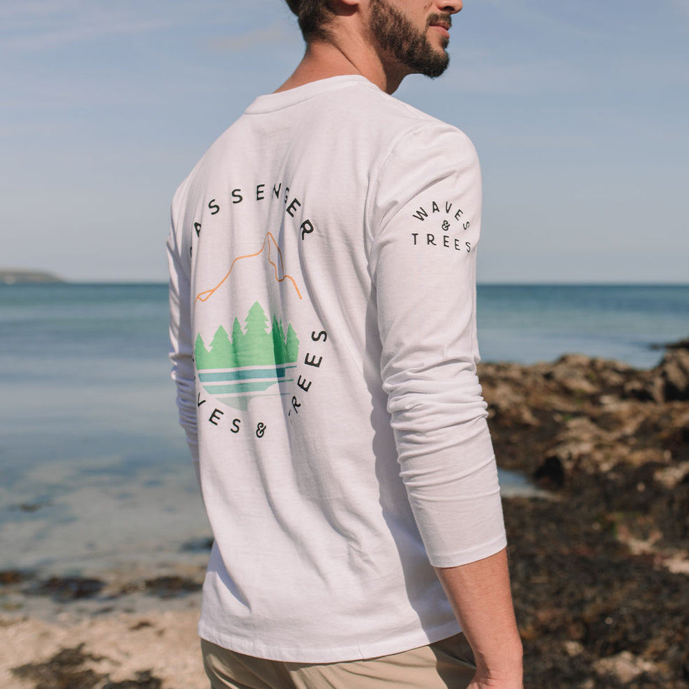 Passenger La Paz Recycled Ls T-Shirt White