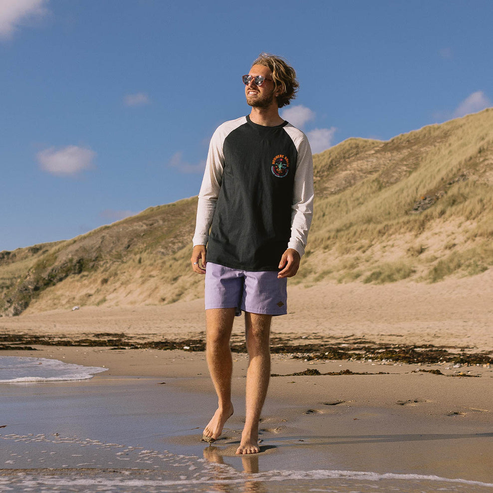 Passenger Land & Sea Recycled Cotton Ls T-Shirt Black