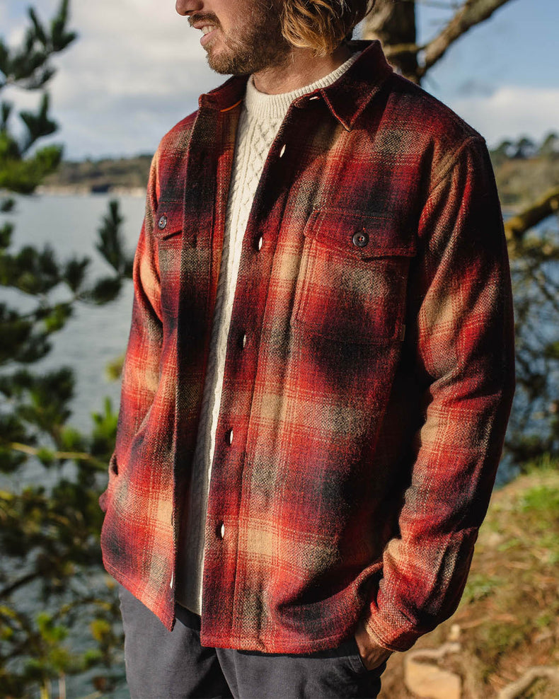 Passenger Barren Overshirt Wine