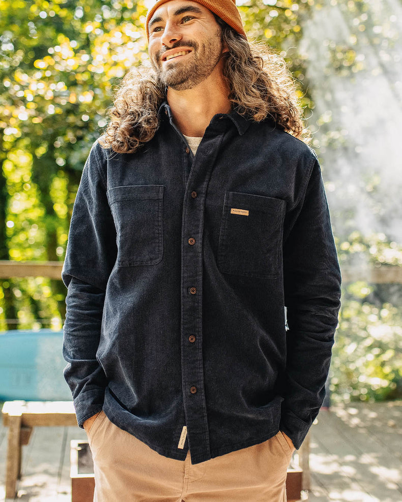 Passenger Backcountry Cord Shirt Deep Navy
