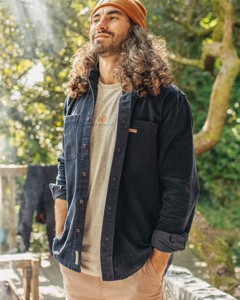 Passenger Backcountry Cord Shirt Deep Navy