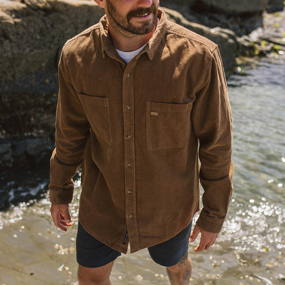Passenger Backcountry Cord Shirt Coconut