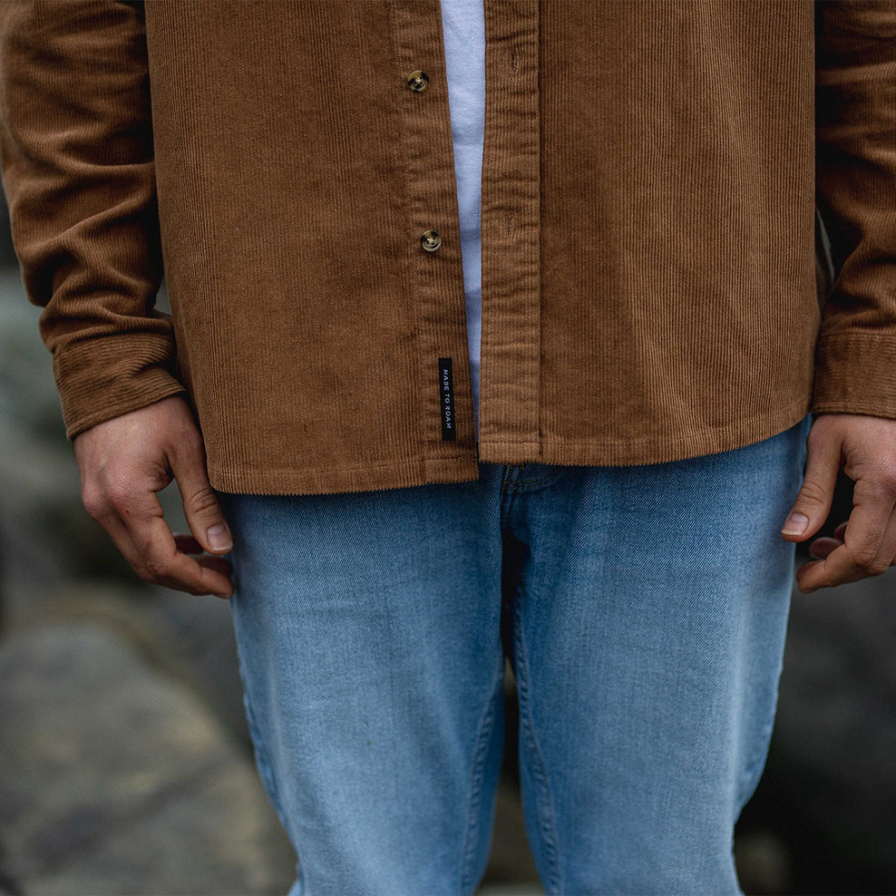 Passenger Backcountry Cord Shirt Coconut