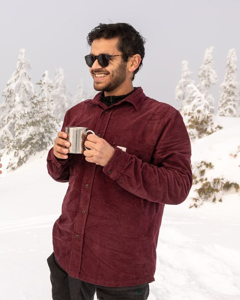Passenger Backcountry Cord Shirt Wine