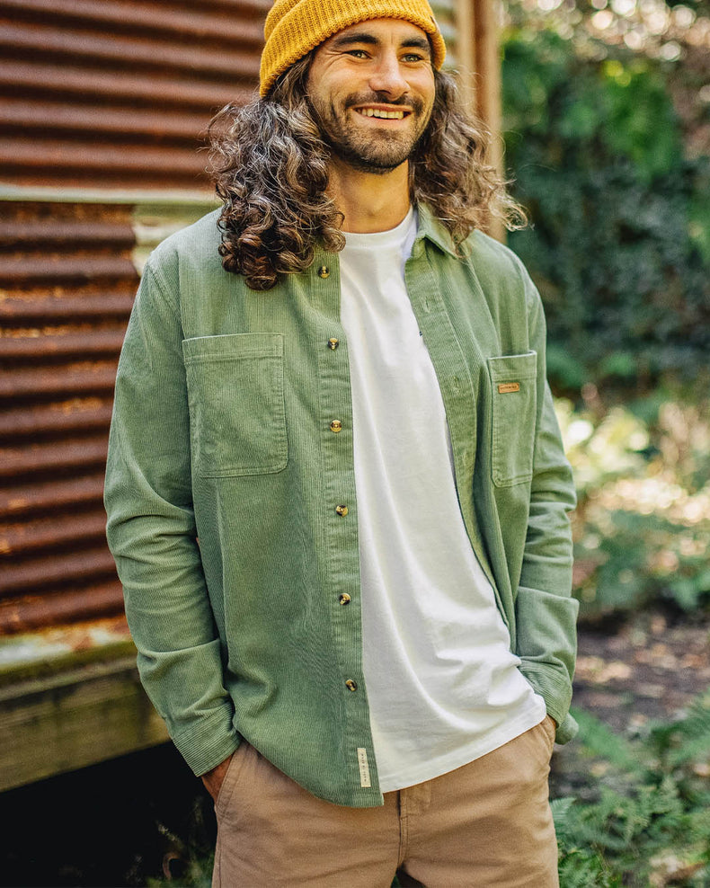 Passenger Backcountry Cord Shirt Pistachio