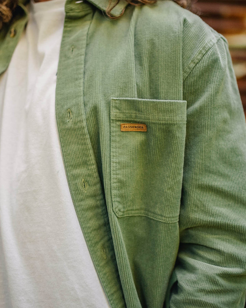 Passenger Backcountry Cord Shirt Pistachio